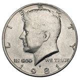 1981 - USA - 1/2 Dolara - Kennedy Half Dollar