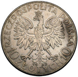 1932 - Polska - 10 zł - Polonia (Głowa Kobiety)