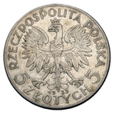 1933 - Polska - 5 zł - Polonia (głowa kobiety)