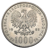 1982 - Polska - 1000 zł - Jan Paweł II