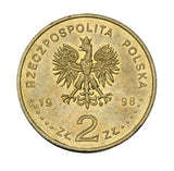 1998 - Polska - 2 zł - 100-lecie Odkrycia Polonu i Radu