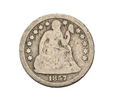 1857 - USA - 1 Dime