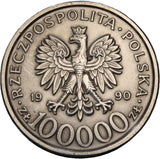 1990 - Polska - 100000 zł - Solidarność 1980 - 1990