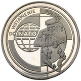 1999 - Polska - 10 zł - Wstąpienie Polski do NATO