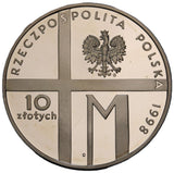 1998 - Polska - 10 zł - Jan Paweł II - 20-lecie Pontyfikatu