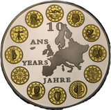 2009 - Medal - Niemcy - 10-lecie waluty Euro w Watykanie