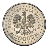 1993 - Polska - 20000 zł - XVII Zimowe Igrzyska Olimpijskie - Lillehammer 1994