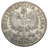 1932 - Polska - 5 zł - Polonia (Głowa Kobiety)