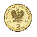 1998 - Polska - 2 zł - 100-lecie Odkrycia Polonu i Radu