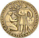 1966 - Medal - PRL - Tysiąclecie Państwa Polskiego