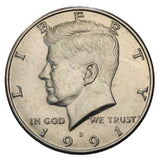 1991 - USA - 1/2 Dolara - Kennedy Half Dollar