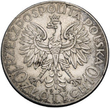 1933 - Polska - 10 zł - Polonia (Głowa Kobiety)