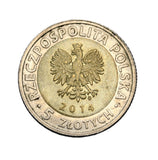 2014 - Polska - 5 zł - 25 lat wolności