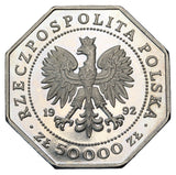 1992 - Polska - 50000 zł - 200 lat Orderu Virtuti Militari