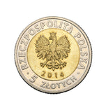 2014 - Polska - 5 zł - Zamek Królewski w Warszawie