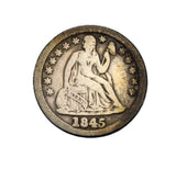1845 - USA - 1 Dime
