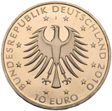 2010 - Niemcy - 10 Euro - 200. Rocznica Urodzin Roberta Schumanna