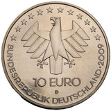 2009 - Niemcy - 10 Euro - 100-lecie Międzynarodowych Targów Lotniczych
