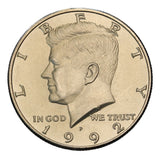 1992 - USA - 1/2 Dolara - Kennedy Half Dollar