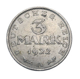1922 - Niemcy - 3 Marki