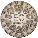 1974 - Austria - 50 Szylingów - 1200. Rocznica powstania katedry w Salzburgu