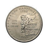 2000 - USA - 1/4 Dolara - Stan New Hampshire