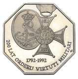 1992 - Polska - 50000 zł - 200 lat Orderu Virtuti Militari