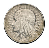 1934 - Polska - 5 zł - Polonia (Głowa Kobiety)