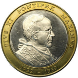 Medal - Watykan - Papież Pius XI - Bazylika w Jerozolimie