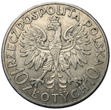 1932 - Polska - 10 zł - Polonia (Głowa Kobiety)
