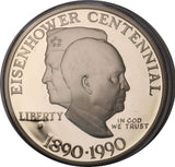 1990 - USA - 1 Dolar - 100-lecie Eisenhowera