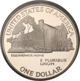 1990 - USA - 1 Dolar - 100-lecie Eisenhowera