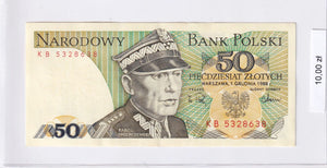 1988 - Polska - 50 Złotych <br> KB 5328638