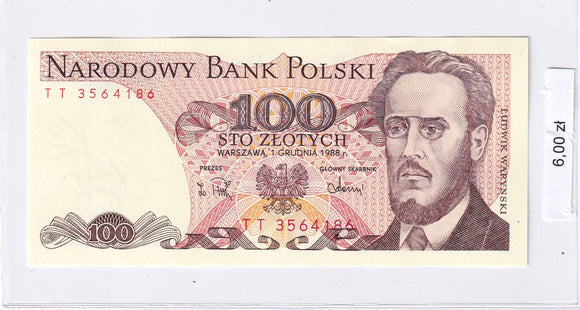 1988 - Polska - 100 Złotych <br> TT 3564186