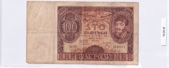 1932 - Polska - 100 Złotych <br> AT. 0580113