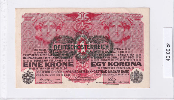 1916 - Austria - 1 Korona <br> 194632