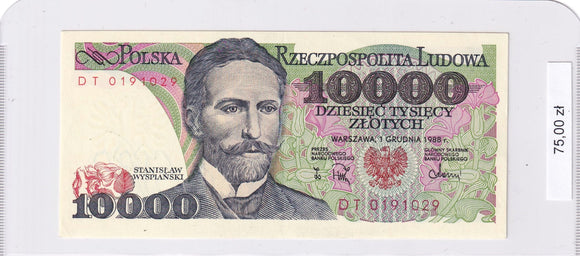 1988 - Polska - 10000 Złotych <br> DT 0191029