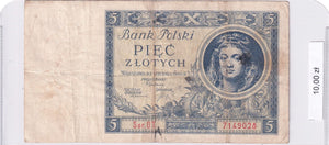 1930 - Polska - 5 Złotych <br> DT. 7149028