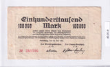 1923 - Niemcy - 100000 Marek - Duisburg <br> 241706