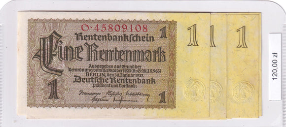 1937 - Niemcy - Zestaw - 1 Marka (10 sztuk) <br> O*45809108-O*45809117