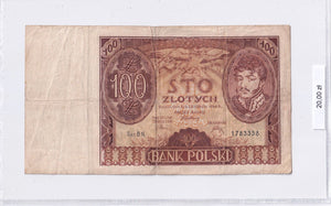 1934 - Polska - 100 Złotych <br> BN. 1783358