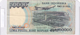 1995 - Indonezja - 50000 Rupiah <br> RMD131532