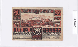 1920 - Austria - 50 Heller