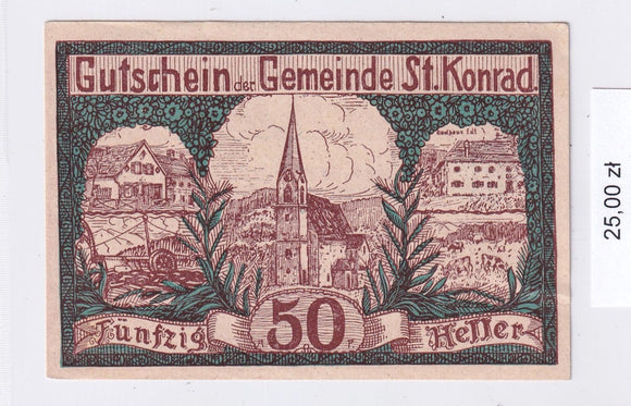 1920 - Austria - 50 Heller
