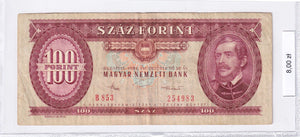 1984 - Węgry - 100 Forint <br> B853 254983