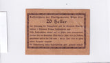 1920 - Austria - 20 Heller