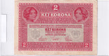 1917 - Austria - 2 Korony <br> 973646