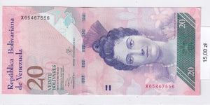 2013 - Wenezuela - 20 Boliwarów <br> X65467556