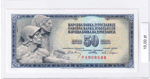1968 - Jugosławia - 50 Dinarów <br> FX908586
