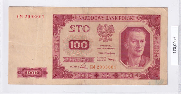 1948 - Polska - 100 Złotych <br> CM 2903601